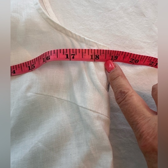 E•Col•o•gie 100% Linen Lightweight Embroidered Camisole Size Medium - Picture 12 of 12